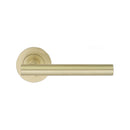 Spira Brass - Jura Lever Door Handle  - Satin Brass - SB1304SB - Choice Handles