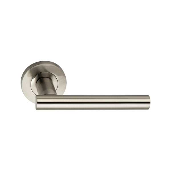 Spira Brass - Jura Lever Door Handle  - Satin Nickel - SB1304SN - Choice Handles