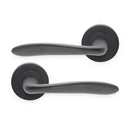 Spira Brass - Mars Lever Door Handle  - Matt Black - SB1305BLK - Choice Handles