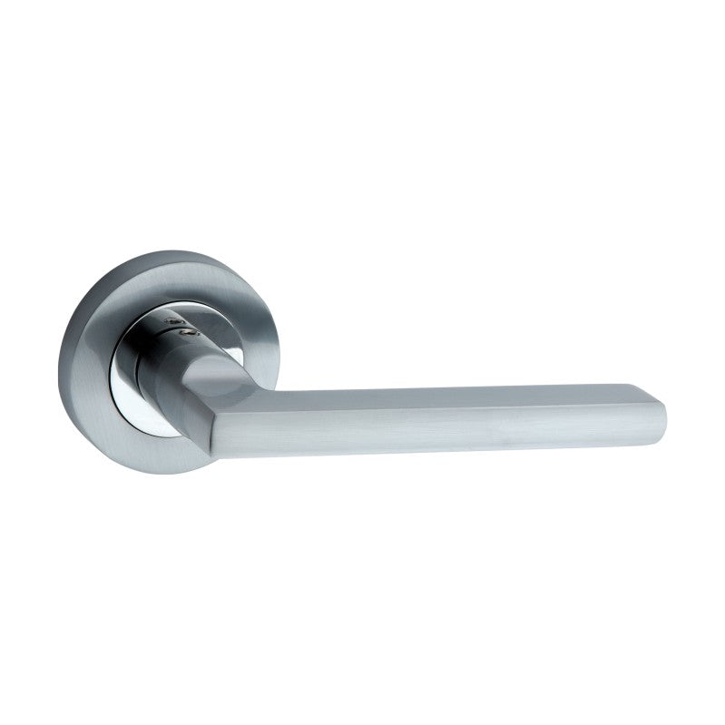 Spira Brass - Drox Lever Door Handle  - Dual Tone - SB1306DT - Choice Handles