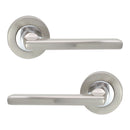 Spira Brass - Drox Lever Door Handle  - Dual Tone - SB1306DT - Choice Handles