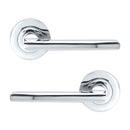 Spira Brass - Drox Lever Door Handle  - Polished Chrome - SB1306PC - Choice Handles