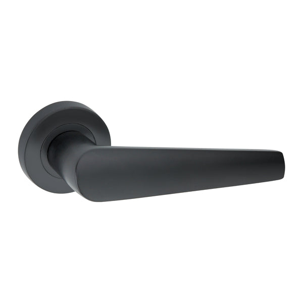 Spira Brass - Aero Lever on Rose  - Matt Black - SB1308BLK - Choice Handles