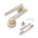 Spira Brass - Aero Lever on Rose  - Matt Antique - SB1308MANT - Choice Handles