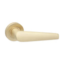 Spira Brass - Aero Lever on Rose  - Satin Brass - SB1308SB - Choice Handles