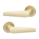 Spira Brass - Aero Lever on Rose  - Satin Brass - SB1308SB - Choice Handles
