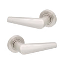 Spira Brass - Aero Lever on Rose  - Satin Nickel - SB1308SN - Choice Handles
