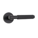Spira Brass - Connaught Lever on Rose  - Matt Black - SB1309BLK - Choice Handles