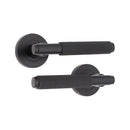 Spira Brass - Connaught Lever on Rose  - Matt Black - SB1309BLK - Choice Handles