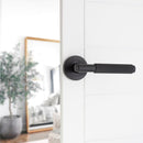 Spira Brass - Connaught Lever on Rose  - Matt Black - SB1309BLK - Choice Handles
