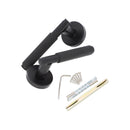 Spira Brass - Connaught Lever on Rose  - Matt Black - SB1309BLK - Choice Handles