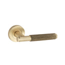 Spira Brass - Connaught Lever on Rose  - Satin Brass - SB1309SB - Choice Handles
