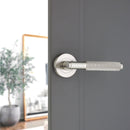 Spira Brass - Connaught Lever on Rose - Satin Nickel - SB1309SN - Choice Handles