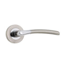 Spira Brass - Slavia Lever on Rose  - Dual Tone (PC/SN) - SB1310DT - Choice Handles