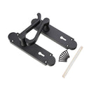 Spira Brass - Oakley Lock Lever Handle  - Matt Black - SB1401BLK - Choice Handles