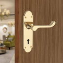 Spira Brass - Oakley Lock Lever Handle  - Polished Brass - SB1401PB - Choice Handles