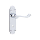 Spira Brass - Oakley Lock Lever Handle  - Polished Chrome - SB1401PC - Choice Handles