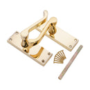 Spira Brass - Victorian Scroll Latch Lever Handle 115mm  - Polished Brass - SB1403PB - Choice Handles