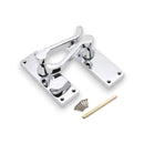 Spira Brass - Victorian Scroll Latch Lever Handle 115mm  - Polished Chrome - SB1403PC - Choice Handles
