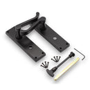 Spira Brass - Victorian Scroll Privacy Lever Handle 150mm  - Matt Black - SB1422BLK - Choice Handles
