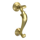 Prima - Profile Doctor Front Door Knocker 190mm x 49mm - Satin Brass - SB2002