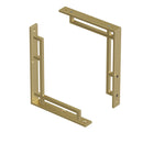 Prima - Art Deco Shelf Bracket 205mm x 155mm x 25mm - Satin Brass - SB2043/8