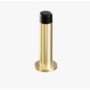 Prima - Wall Mounted Door Stops 76mm Long x  15mm - Satin Brass - SB2044