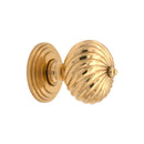 Spira Brass - Burcot Mortice Door Knob  - Polished Brass - SB2101PB - Choice Handles