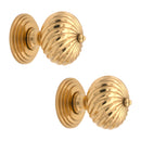 Spira Brass - Burcot Mortice Door Knob  - Polished Brass - SB2101PB - Choice Handles