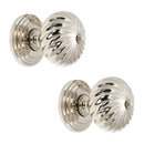 Spira Brass - Burcot Mortice Door Knob  - Polished Nickel - SB2101PN - Choice Handles