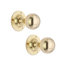 Spira Brass - Ball Door Knob  - Polished Brass - SB2102PB - Choice Handles