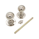 Spira Brass - Ball Door Knob  - Polished Nickel - SB2102PN - Choice Handles