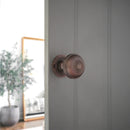 Spira Brass - Bloxwich 50mm Rim/Mortice Door Knob  - Aged Bronze - SB2103ABZ - Choice Handles