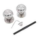 Spira Brass - Bloxwich 50mm Rim/Mortice Door Knob  - Polished Nickel - SB2103PN - Choice Handles