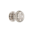 Spira Brass - Bloxwich Large 60mm Rim/Mortice Door Knob  - Polished Nickel - SB2104PN - Choice Handles