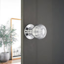 Spira Brass - Beehive Large 60mm Mortice Door Knob  - Polished Chrome - SB2106PC - Choice Handles