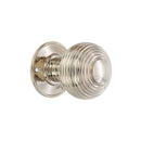 Spira Brass - Beehive Large 60mm Mortice Door Knob  - Polished Nickel - SB2106PN - Choice Handles