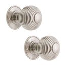 Spira Brass - Beehive Large 60mm Mortice Door Knob  - Satin Nickel - SB2106SN - Choice Handles