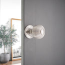 Spira Brass - Beehive Large 60mm Mortice Door Knob  - Satin Nickel - SB2106SN - Choice Handles