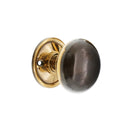 Spira Brass - Cottage Large 50mm Mortice/Rim Door Knob Aged Brass - SB2107AB - Choice Handles