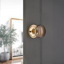 Spira Brass - Cottage Large 50mm Mortice/Rim Door Knob Aged Brass - SB2107AB - Choice Handles