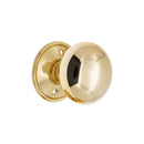Spira Brass - Cottage Large 50mm Rim/Mortice Door Knob  - Polished Brass - SB2107PB - Choice Handles