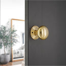 Spira Brass - Cottage Large 50mm Rim/Mortice Door Knob  - Polished Brass - SB2107PB - Choice Handles