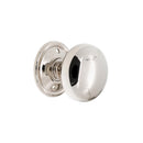 Spira Brass - Cottage Large 50mm Rim/Mortice Door Knob  - Polished Nickel - SB2107PN - Choice Handles