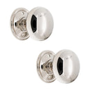 Spira Brass - Cottage Large 50mm Rim/Mortice Door Knob  - Polished Nickel - SB2107PN - Choice Handles