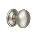 Spira Brass - Cottage Large 50mm Rim/Mortice Door Knob  - Satin Chrome - SB2107SC - Choice Handles