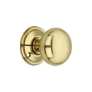 Spira Brass - Cottage Small 40mm Rim/Mortice Door Knob  - Polished Brass - SB2108PB - Choice Handles