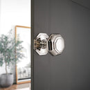 Spira Brass - Octagonal Mortice Door Knobs  - Polished Nickel - SB2110PN - Choice Handles