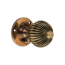 Spira Brass - Regency Mortice Door Knob  - Aged Brass - SB2111AB - Choice Handles
