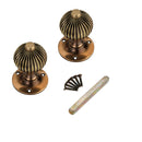 Spira Brass - Regency Mortice Door Knob  - Aged Brass - SB2111AB - Choice Handles